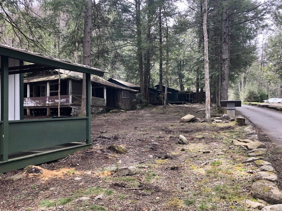 The abandoned town sits next to the park's largest campground elkmont ghost town