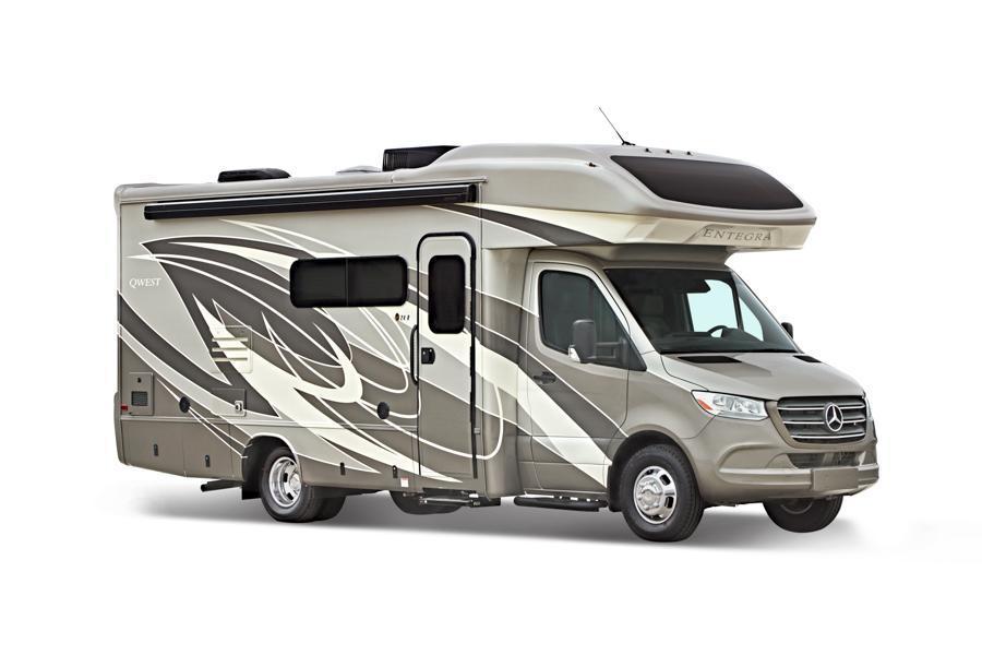 Exterior image of a Class B+ RV