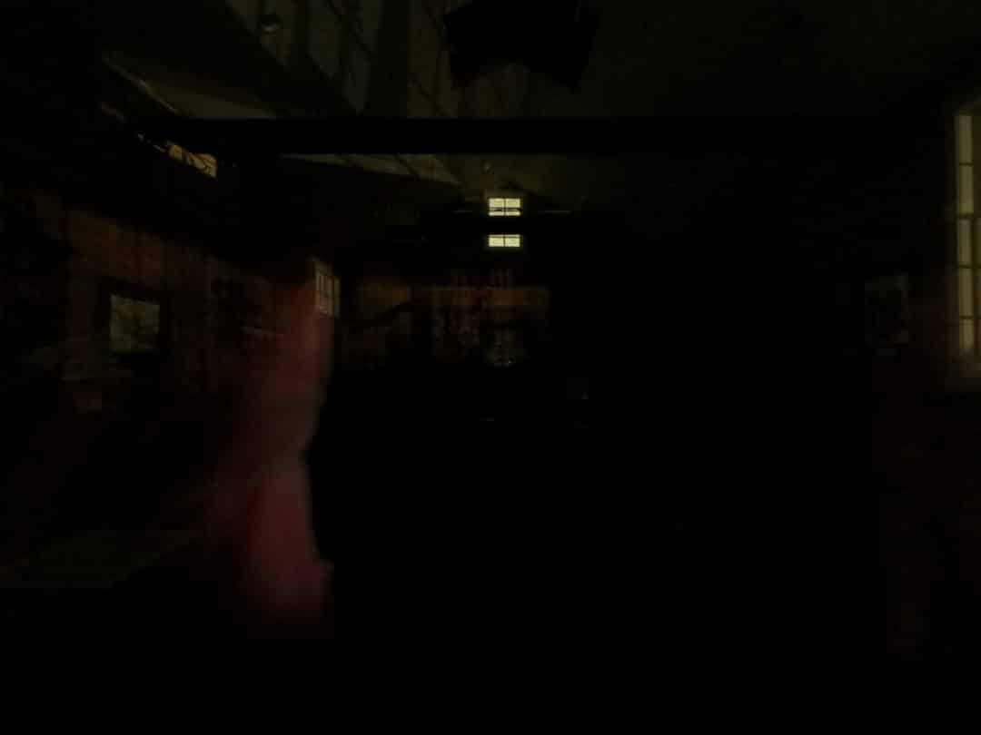 A ghostly figure in the Ice House captured on camera